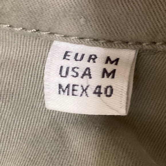 Denim & Flower Mens Shacket M Sage - Picture 8 of 13